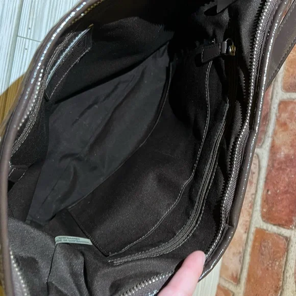 Signature Brown Coach Purse - Picture 11 of 14